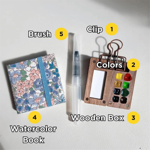 Pacchetto tavolozza di colori pronta da viaggio, set da viaggio, tavolozza Solyst, Mini B 2