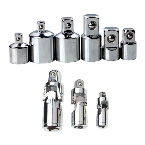 Adaptateur de douille pour clé à cliquet, 6 pièces, avec conversion de joint universel