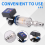 Digital Air Compressor Regulator, 1/4in Thread Compressed Filter Pressure Display Meter Oil Water Separator 7