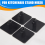 Stand Mixer Attachment Holders, 4 Pack Food Accessories Hooks for All 9