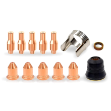 Verbrauchsmaterial für Plasmaschneiden 56576, Spitze 56811, Elektrode 56255, geeignet für Harbor Freight Titanium 45A Cutter, 13-teilig