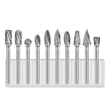 Double Pattern Tungsten Carbide Milling Bits Diamond Cutting Rotary Drill Ideal Tools for Woodworking