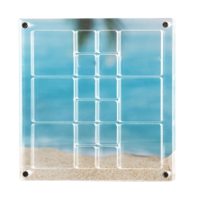 Magnetische Muschel-Displaybox, dekorative Aufbewahrungsbox für Seestern-Schmuckstücke, Perlen, Nägel, Schmuck A