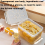 Pickle Container Rectangle Food Fermentation Storage Box for Home Kitchen Jar Airtight Keeper with Handle B 9