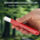 Portable Quick Sharpener, Hand Held Knife Garden Tool Sharpener Stone, Lawn Blade (Black & Red,6Pcs) 10