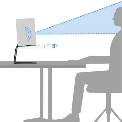 Support d'enceinte compact, support audio professionnel pour bureau, surveillance, enceintes d'étagère, 2 pièces 2