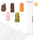 30PCS Popsicle Sticks 4.5 Inch Acrylic Cakesicle Reusable Ice PopSticks Plastic (Clear) 5