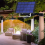 Suspension solaire avec télécommande, éclairage d'intérieur et d'extérieur pour camping, jardin, cour 8