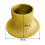 Premium Diamond Grinding Wheel for Angle Grinders, 35mm 5