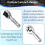 3PCS Mini Ratchet Wrench 1/4 1/2 3/8 Double Headed Multifunctional 72 Teeth Quick Release 8