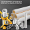 6Pcs NPT Die Set, PVC Thread Maker Tool, Pipe Threader Plumbing Manual Round Set for Pipe, Yellow 3