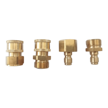 Set di adattatori per idropulitrice da 4 pezzi M22-14 mm a 1/4 di pollice, kit di collegamento rapido per raccordi di alimentazione