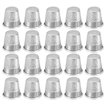 Vingerbeschermer voor vingerhoedjes, 20 stuks metalen ring voor handnaaien, knutselaccessoires en doe-het-zelfgereedschap