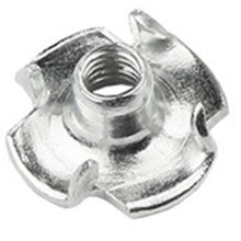 6 cm meubelschroefvoetjes, tafel verstelbaar 6-10 klauwmoeren