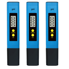 Blauwe pH-waardetestpen, pH-tester 0,01 Hoge precisie waterkwaliteitstester, meetbereik 0-14