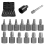 15Pcs Screw Extractor Set, Stripped Bolt Remover, Kit for Removing Broken Rusted Bolts Studs Nuts 1