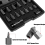 15Pcs Screw Extractor Set, Stripped Bolt Remover, Kit for Removing Broken Rusted Bolts Studs Nuts 6