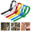 100PCS Buckle Self-Locking Premium Nylon Cable Wire Ties,8 X 200mm Adjustable Reusable Strap with 3