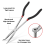 Electrical Disconnect Pliers Long Reach Needle Nose Connector Tool 10