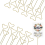 Lot de 40 piques à fleurs pour bouquets, centres de table de mariage et photos 10
