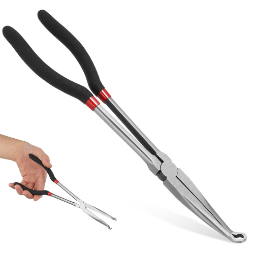 Electrical Disconnect Pliers Long Reach Needle Nose Connector Tool 2