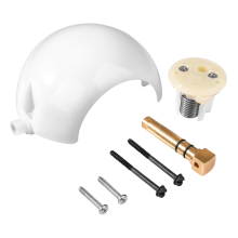 385318162 Kit pedale di scarico WC per camper, sfera e albero per WC a vuoto Sealand, WC per rimorchi a L e WC per barche