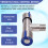 Robinet d'angle pour salle de bain, toilettes, machine à laver, bidet, 5 pièces, double commande, 1 entrée, 2 sorties 9
