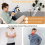 Adjustable Embroidery Hoop Holder for Handwork, 360 Rotatable, Hoop/Tablet/Phone Desktop Stand White 3