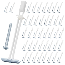 Gipsplaatanker met bout voor bevestigingsmaten van 1/4 tot 20 inch, stevige holle tv-montageset, 42 stuks
