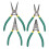 4 Piece Circlip Pliers Set, Includes Snap Circle for Mini Internal & External Use, Straight Bent Tips 2