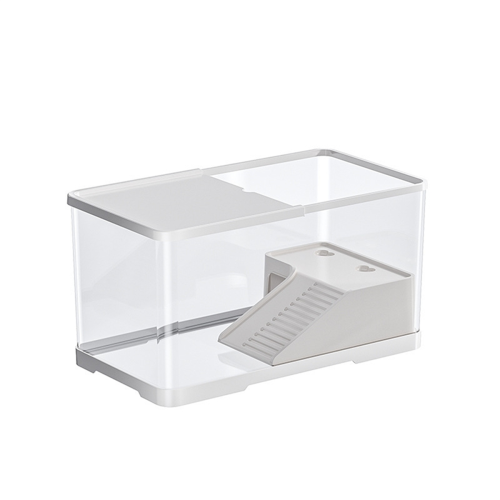Turtle Tank Habitat Kit Hatching Breeding Case Decor Terrarium Basking Platform with Multi-Function Area 1