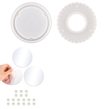Opbergdoosmallen, Laciness Compact Epoxyharsmallen Siliconen, Container met Magnetisch Dekselontwerp