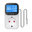 Digital Temperature Controller Socket Outlet Thermostat with Time Sensor Probe Heating Cooling Switch 16A EU Plug 1