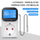Digital Temperature Controller Socket Outlet Thermostat with Time Sensor Probe Heating Cooling Switch 16A EU Plug 3