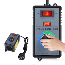 Drehzahlregler 230V, Frequenzumrichter Motorspannungsregler AC 220V 10A Höchste Leistung 4000W, EU-Stecker