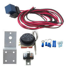 32–248 F einstellbarer elektrischer Kühler, Kühllüfterthermostat, Kühlmitteltemperaturschlauch-Kit für PKW und LKW