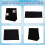 Visual Schedule for Kids Daily Routine Chart with 70 Cards Calendar Pocket Autism Learning Behavioral Tool Black 6
