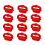48Pcs Deck Board Jig 1/4inch Spacer Rings for Pressure Treated Composite Plank Decking Tool 10