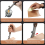 Adjustable Edge Creaser for Leather Crafting and Working Tools, Stainless Steel with Black Walnut Handle B 5