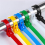 200PCS Buckle Self-Locking Premium Nylon Cable Wire Ties,8 X 200mm Adjustable Reusable Strap with 7