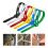 200PCS Buckle Self-Locking Premium Nylon Cable Wire Ties,8 X 200mm Adjustable Reusable Strap with 8