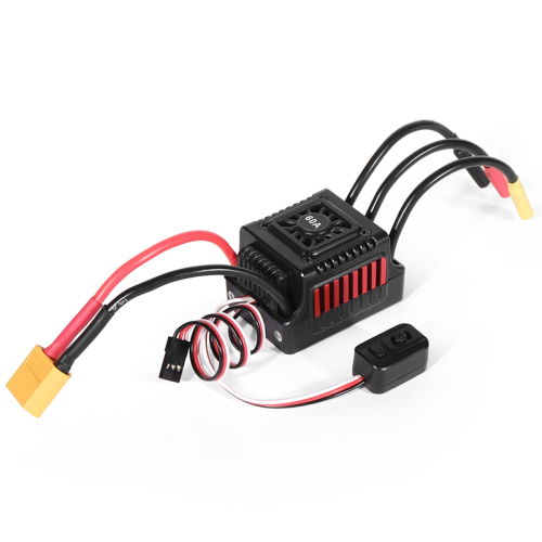 Sensorloser bürstenloser wasserdichter Auto-ESC 60A-Stecker 2
