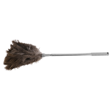 Staubwedel mit Straußenfedern, einziehbarer Staubwedel für die Reinigung von Deckenmöbeln, Ventilator, Staubwedel, 90 Zoll