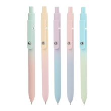 5Pcs Gel Pens Medium Point 0.7mm Pen Black Ink Aesthetic School Office Supplies Cute