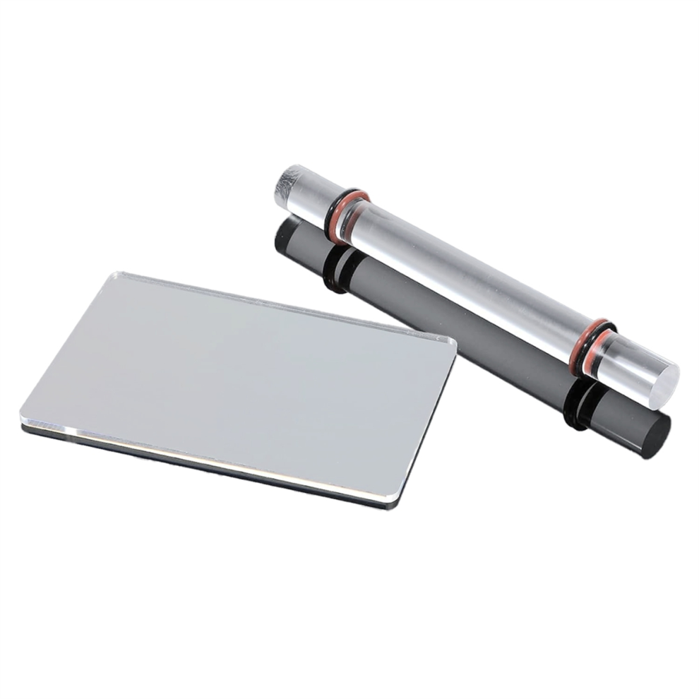 2 stuks polymeerklei-gereedschap, acrylroller met dikke ring, doorzichtige kunst- en doe-het-zelf-gereedschappen