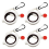 Zip Tie Organizer Kabelhouder Glow in the Dark Sterke Efficiënte Oplossing 4PCS 2