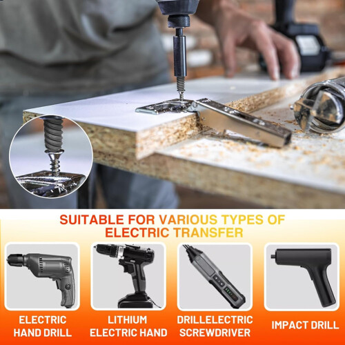 11PCS Damaged Screw Extractor Set,Screw Remover & Bit Set,5 Practical Sizes with Quick Stripped Removal Tool 2