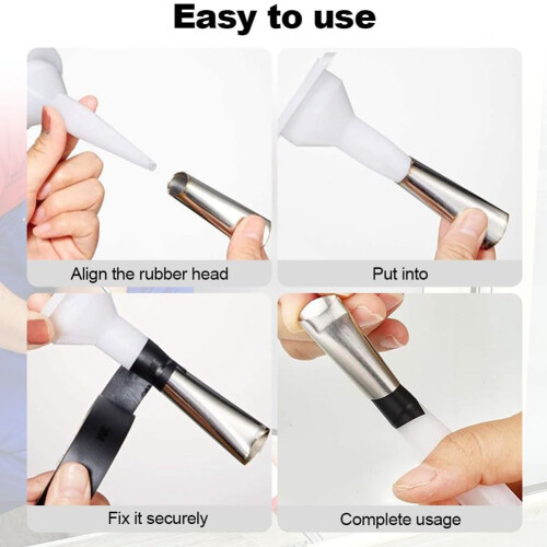 Reusable Sealing Nozzle Organizer Tool Universal Rubber Set for Kitchen Bathroom A 2
