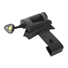 Torcia LED per casco Airsoft, luci di ricarica, torcia potente a risparmio energetico, 3 modalità, nero