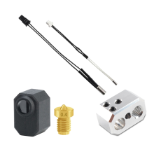 Pour Prusa MK4 Hotend avec bloc chauffant, buse en acier trempé pour pièces d'extrudeuse XL